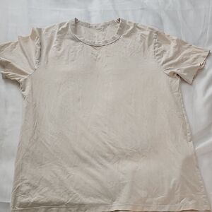 Lululemon Women Cream T-Shirt